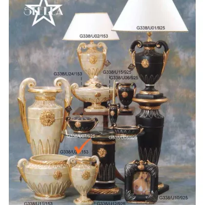Zdjęcie Urokliwy ceramiczny beżowy wazon do salonu