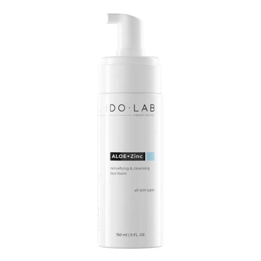 obrazek 1 Ido Lab Aloe + Zn Detoksykująca i głęboko oczyszczająca pianka do mycia 150ml 150 ml