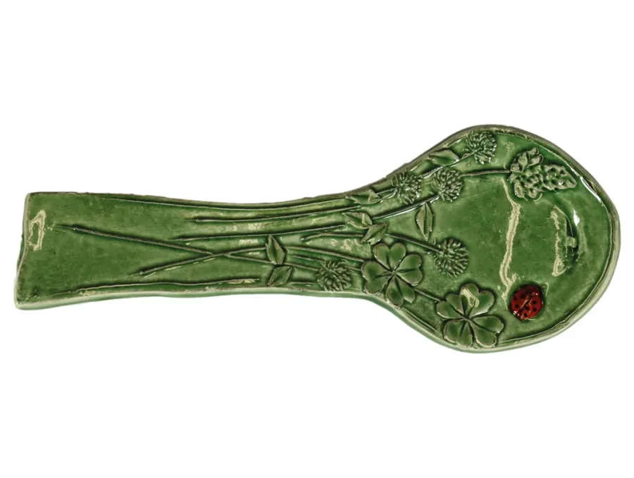 obrazek 2 Zestaw 2 ceramicznych podstawek pod łyżkę w stylu wiejskim - Virginia Casa