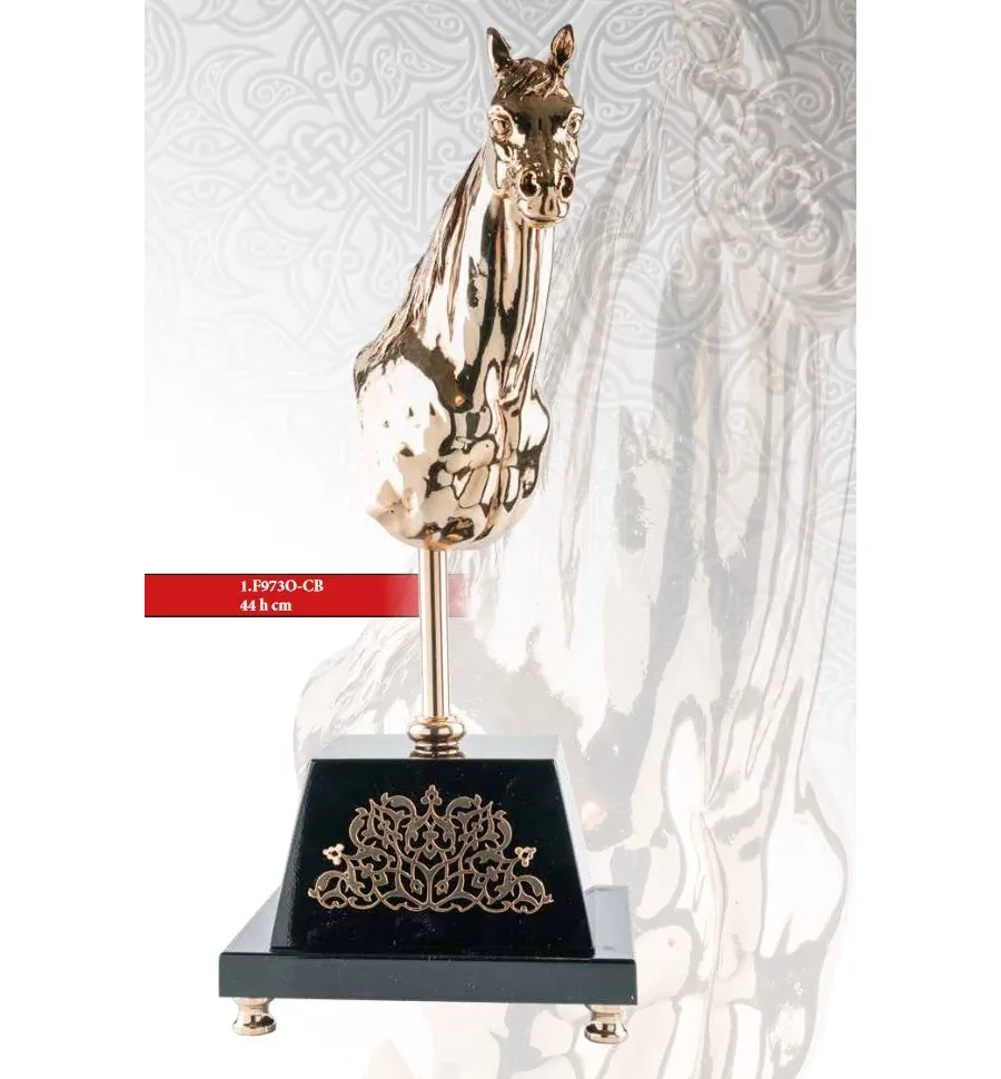 obrazek 1 Stylowa figura głowy konia arabskiego do salonu - ArtBe