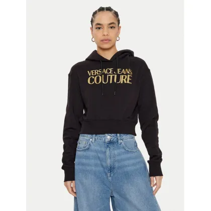 Zdjęcie Versace Jeans Couture Bluza 78HAIT01 Czarny Regular Fit