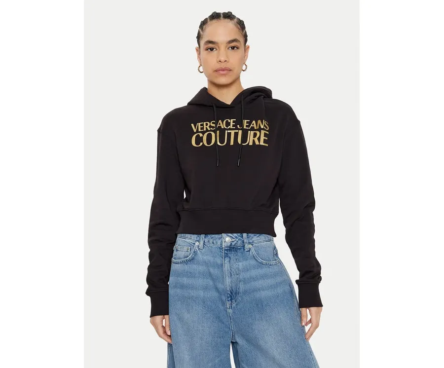 obrazek 1 Versace Jeans Couture Bluza 78HAIT01 Czarny Regular Fit