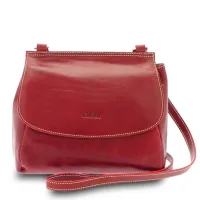 Zdjęcie Włoska czerwona torebka ze skóry - Giudi