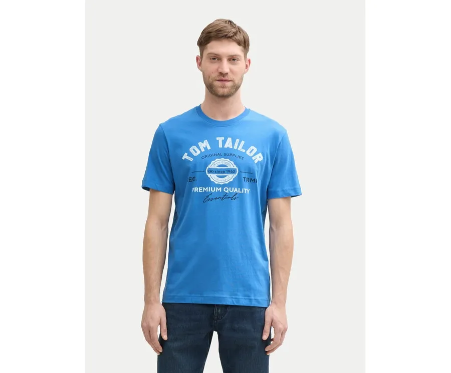 obrazek 1 Tom Tailor T-Shirt 1037735 Niebieski Regular Fit