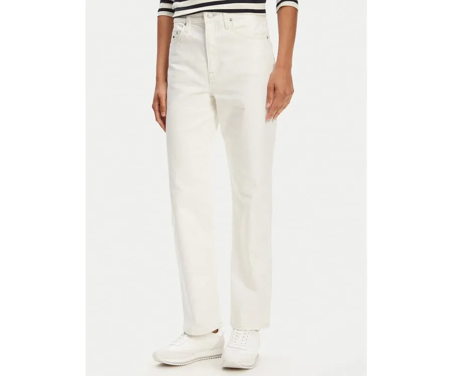 obrazek 1 Tommy Jeans Jeansy Layla DW0DW20481 Biały Slim Fit