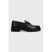 Zdjęcie A.P.C. mokasyny skórzane PXBAA.H53281 MOCASSINS CLEM 2.0 męskie kolor czarny