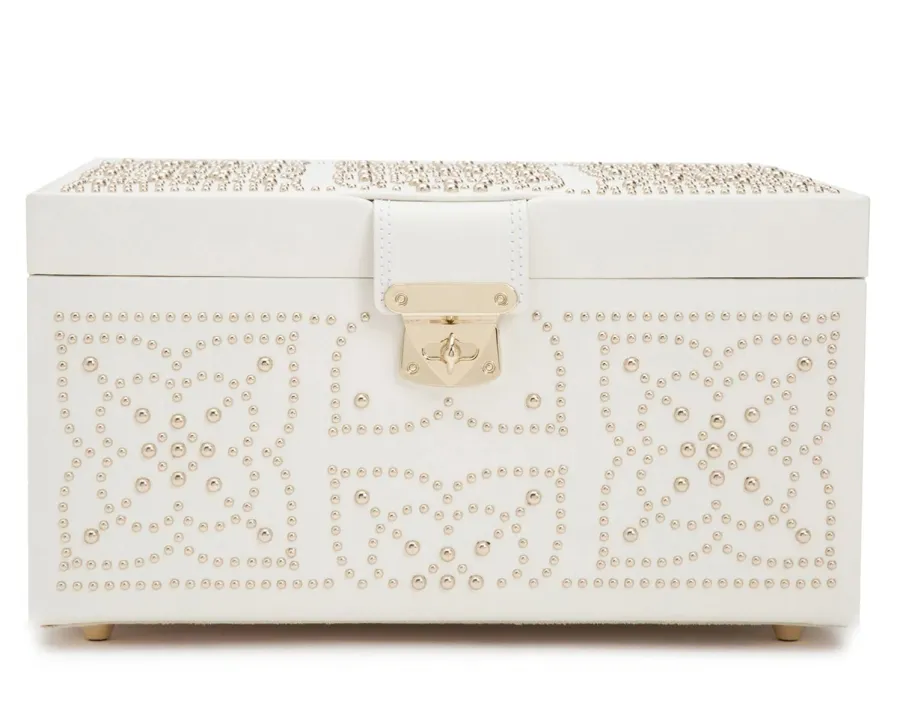 obrazek 5 Piękna szkatułka Marrakesh Medium Cream do przechowywania biżuterii