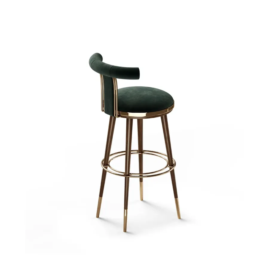 obrazek 5 Eleganckie krzesło barowe vintage