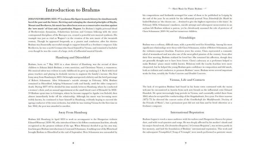 obrazek 4 Książka Brahms: Nuty na fortepian - Flame Tree Publishing