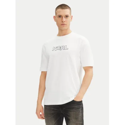 Zdjęcie KARL LAGERFELD T-Shirt 755156 552235 Biały Regular Fit