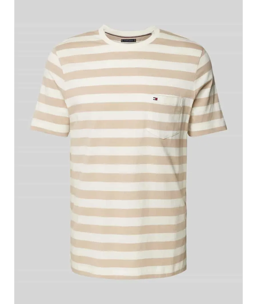 obrazek 1 Tommy Hilfiger T-Shirt Essential MW0MW37283 Beżowy Regular Fit