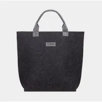 Picture Nice roomy bag with leather handles