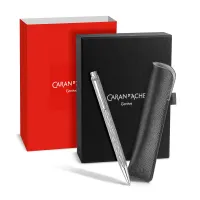 Picture Ecridor Venetian Palladium pen gift set with case