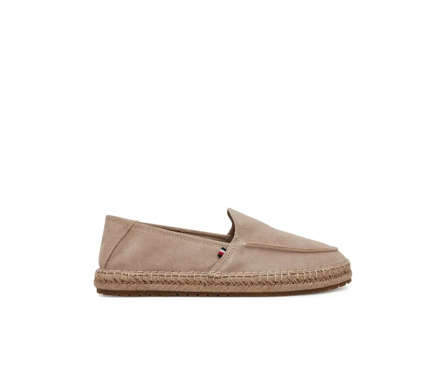 obrazek 1 Tommy Hilfiger Espadryle Hilfiger Flex Espa Suede Loafer FM0FM05392 Beżowy