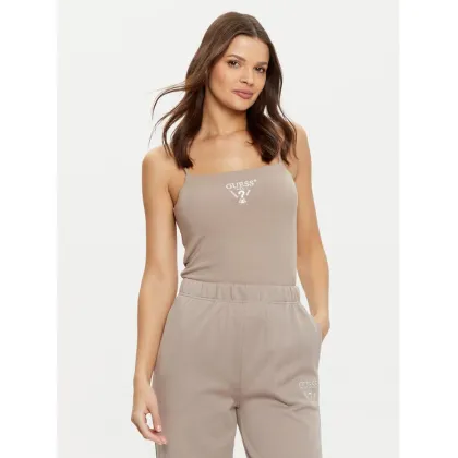 Zdjęcie Guess Top V5RP08 KCOA2 Beżowy Regular Fit