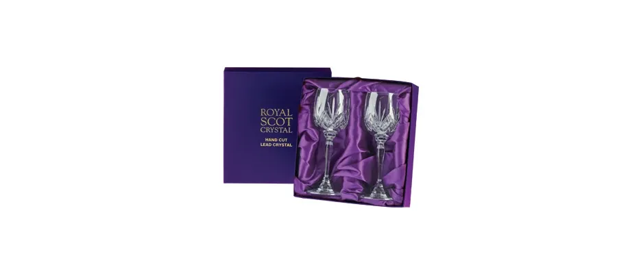 picture 1 Royal Scot Crystal Small Wine Glasses Highland 2 p.