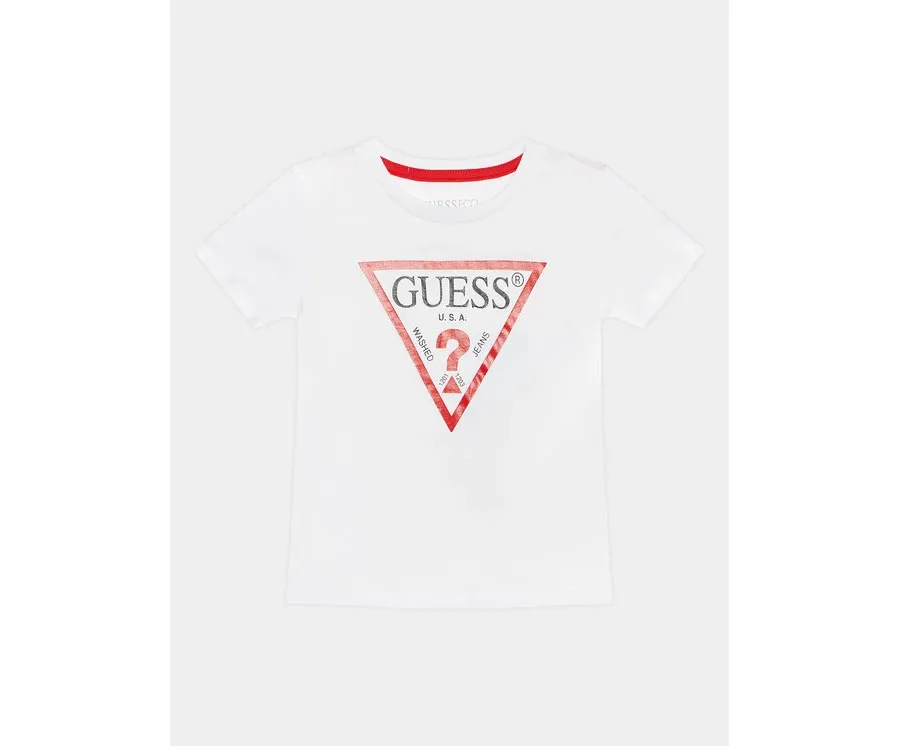 obrazek 1 Guess T-Shirt N73I55 K8HM0 Biały Regular Fit