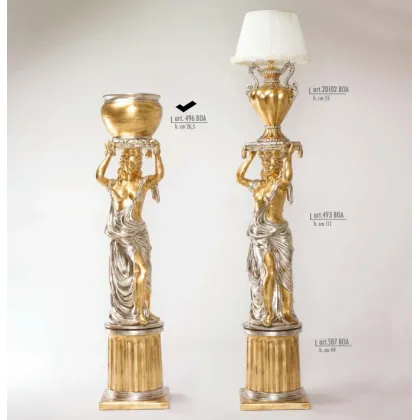 Picture Bowl/vase made of Italian ceramics - Valle d'oro Patchi