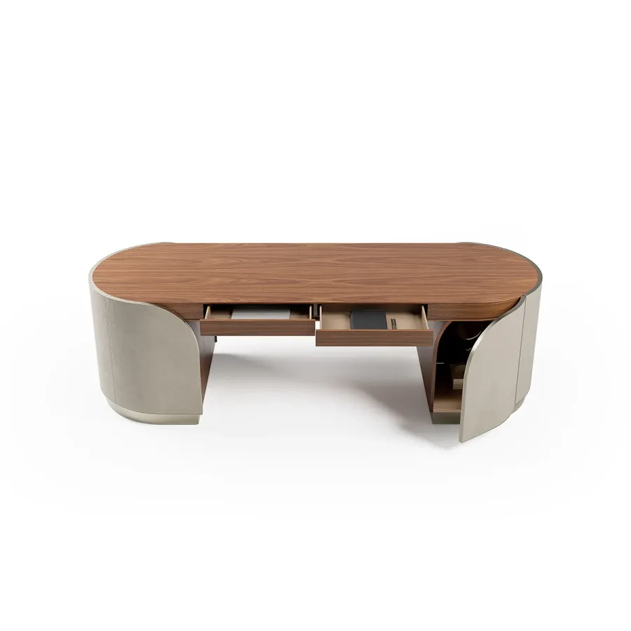 obrazek 1 Eleganckie włoskie biurko w stylu modernistycznym - do gabinetu lub biura