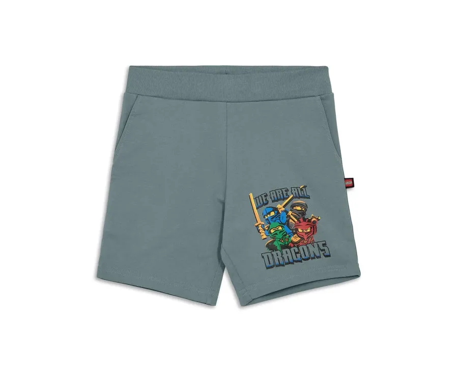 obrazek 1 LEGO Szorty sportowe 12011466 Zielony Regular Fit