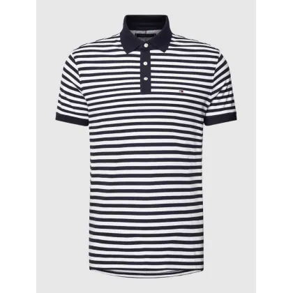 Zdjęcie Tommy Hilfiger Polo 1985 MW0MW17771 Granatowy Slim Fit