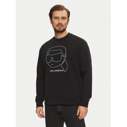 Zdjęcie KARL LAGERFELD Bluza 705176 551900 Czarny Regular Fit