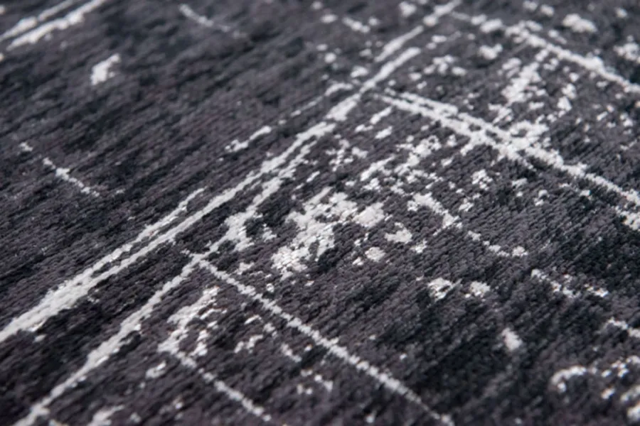 picture 3 Wonderful black and white modern carpet - WHITE ON BLACK 8655