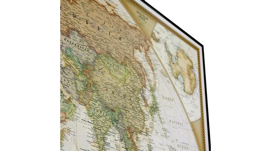 obrazek 7 Elegancka polityczna mapa świata National Geographic