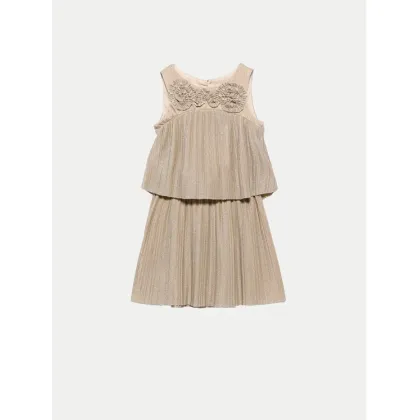 Zdjęcie Abel & Lula Komplet top i spódnica 5071 Beżowy Regular Fit