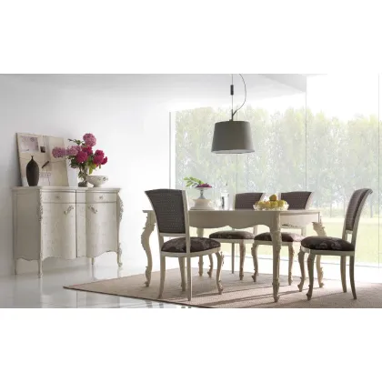 Zdjęcie Biały luksusowy kredens w stylu klasycznym – Morello Gianpaolo