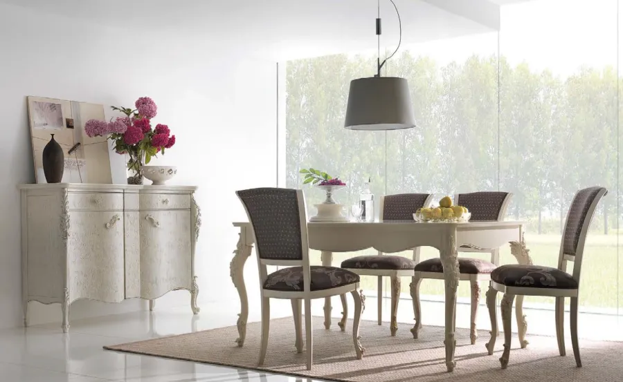 obrazek 1 Biały luksusowy kredens w stylu klasycznym – Morello Gianpaolo