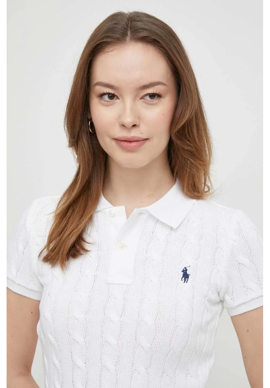 obrazek 1 Polo Ralph Lauren polo bawełniane kolor biały