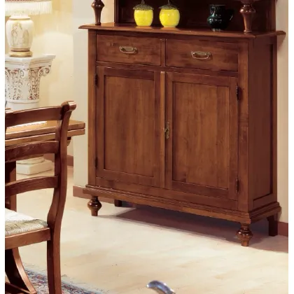 Zdjęcie Włoski kredens 2 drzwi, 2 szuflady, 1 stała półka wewnętrzna - Fratelli Mirandola