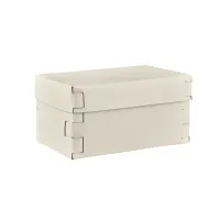 Picture Elegant Snob box 25x15xH13.5 cm in vanilla color