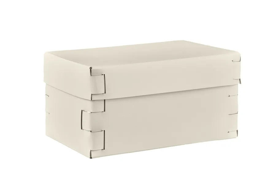 obrazek 1 Eleganckie pudełko Snob 25x15xH13,5 cm w kolorze waniliowym