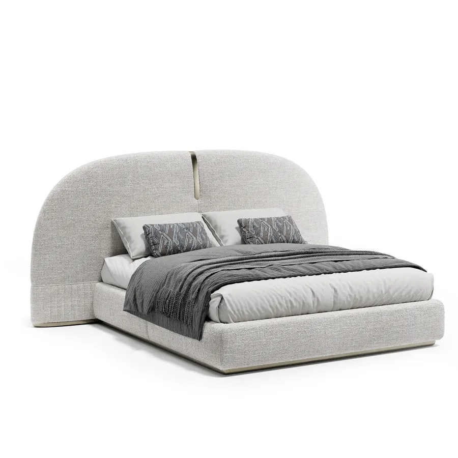 obrazek 2 Eleganckie włoskie łóżko w stylu modernistycznym - do sypialni