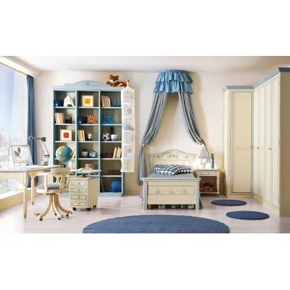 Zdjęcie Włoskie łóżko do pokoju dziecięcego 120x195cm - Ferretti e Ferretti
