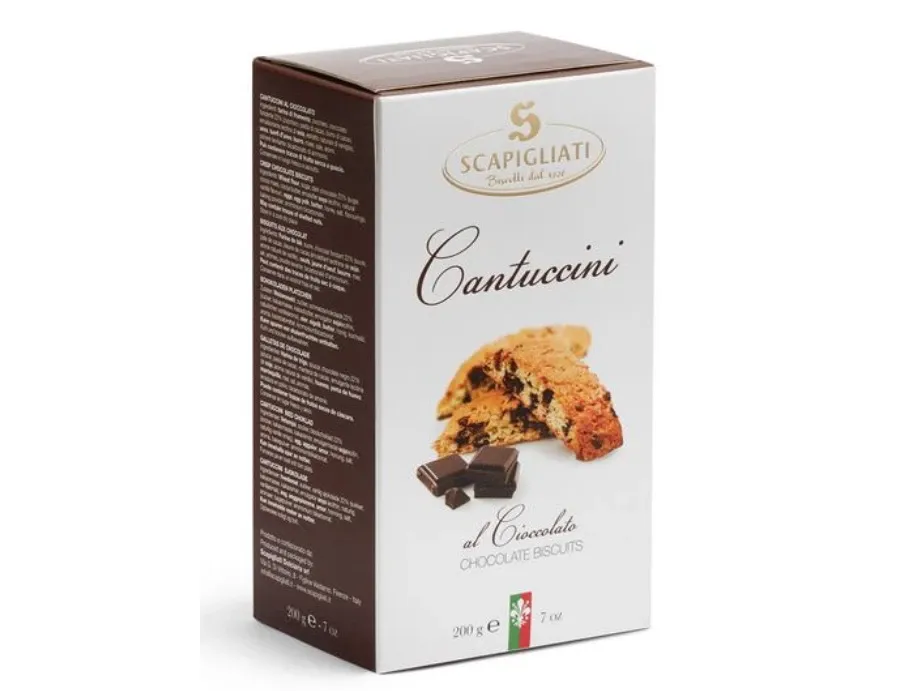 obrazek 1 Włoskie ciastka Cantuccini z kawałkami gorzkiej czekolady, 200 g