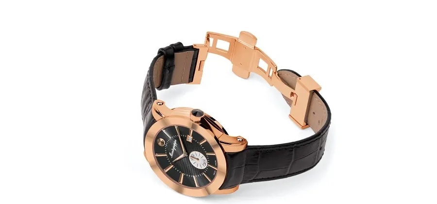 obrazek 4 Designerski Zegarek Rose Gold Black Dial NeroUno Monetegrappa