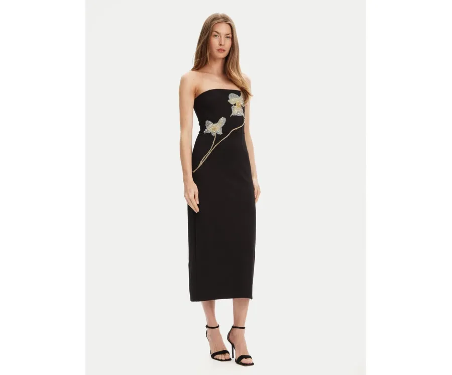 obrazek 1 STAUD Sukienka koktajlowa Brooke R24F2171KP Czarny Slim Fit