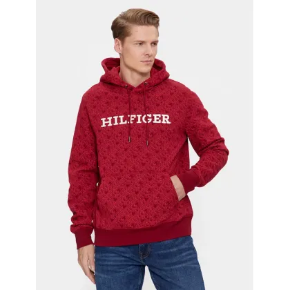 Zdjęcie Tommy Hilfiger Bluza Aop Monogram MW0MW32703 Czerwony Regular Fit