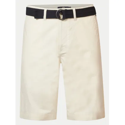 Zdjęcie Petrol Industries Szorty materiałowe M-1040-SHO501 Biały Slim Fit