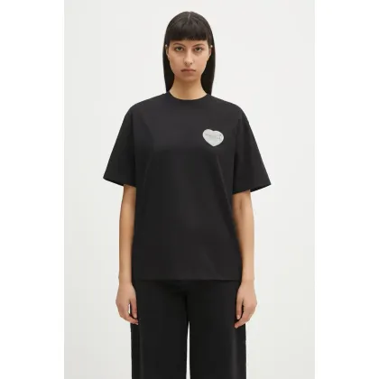 Zdjęcie Carhartt WIP t-shirt bawełniany S/S Hartt Chain T-Shirt damski kolor czarny I034703