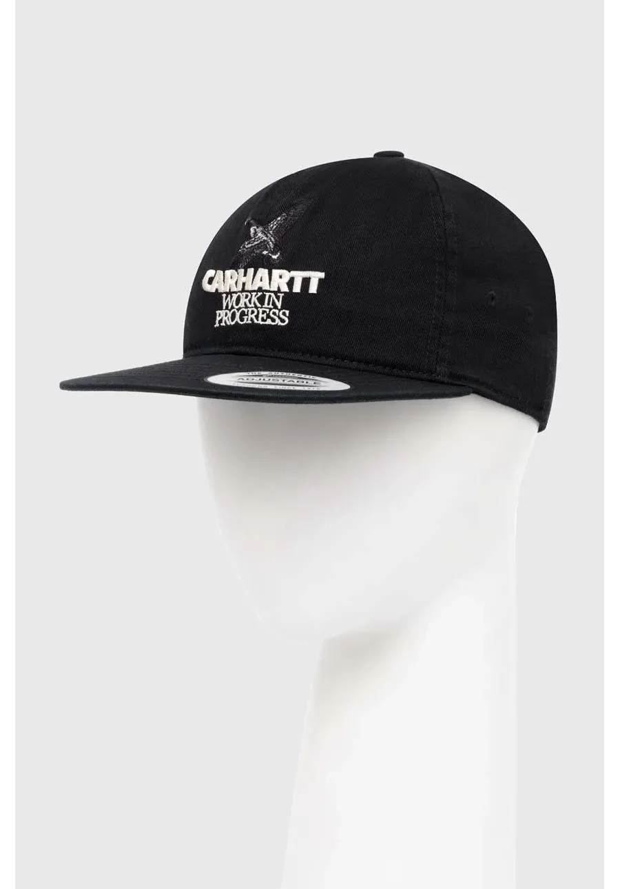 obrazek 1 Carhartt WIP czapka z daszkiem bawełniana Ducks Cap kolor czarny z aplikacją I033704.89XX