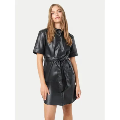 Zdjęcie Noisy May Sukienka z imitacji skóry Andy 27026068 Czarny Regular Fit