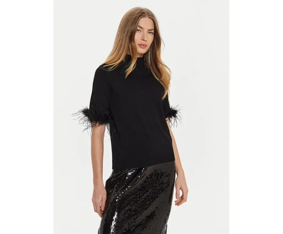 obrazek 1 TWINSET Golf 242TP3901 Czarny Regular Fit