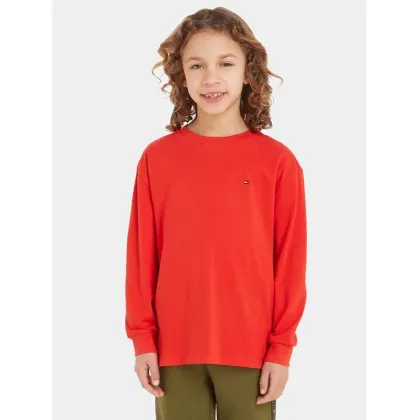Zdjęcie Tommy Hilfiger Bluzka Essential KB0KB08576 S Pomarańczowy Regular Fit