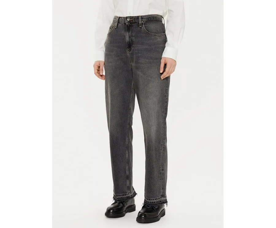 obrazek 1 Tommy Jeans Jeansy Layla DW0DW20169 Szary Slim Fit