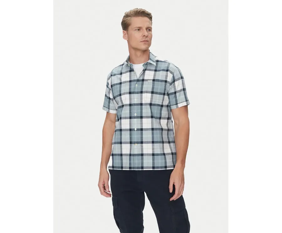 obrazek 1 Barbour Koszula Douglas MSH5077TN45 Szary Regular Fit
