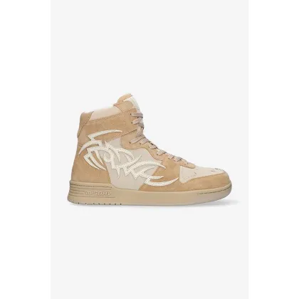 Zdjęcie MISBHV sneakersy zamszowe Court 3121BW408 kolor beżowy 3121BW408-BEIGE